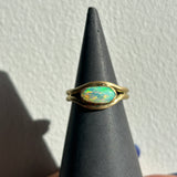 Opal Curve Ring