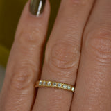 Canadian Diamond Half Moon Ring