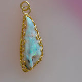 Opal Specimen Squiggle Pendant II