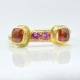 Sapphire Seesaw Ring
