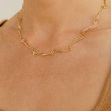 Gold 'L' Chain Necklace