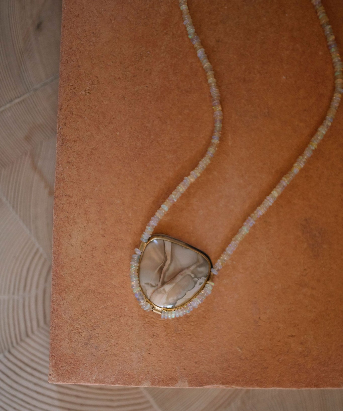 Willow Creek Jasper & Opal Beaded Necklace